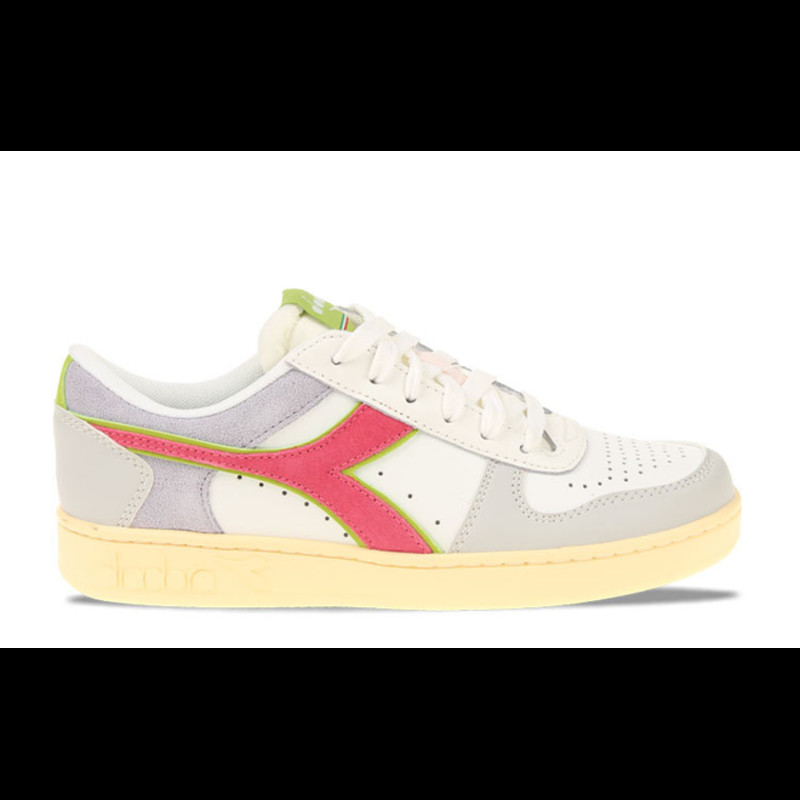 Diadora Magic Basket Low Roze Groen Dames 501 178554 C6655