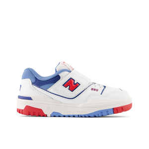 New Balance 550 Bungee Lace with Top Strap  White | PHB550CH