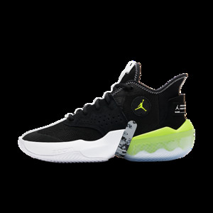 Nike mens jordan React Elevation PF Black Volt Basketball | CK6617-002