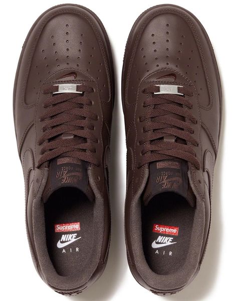 Supreme x Nike Air Force 1 Baroque Brown Has a Release Date, Finally