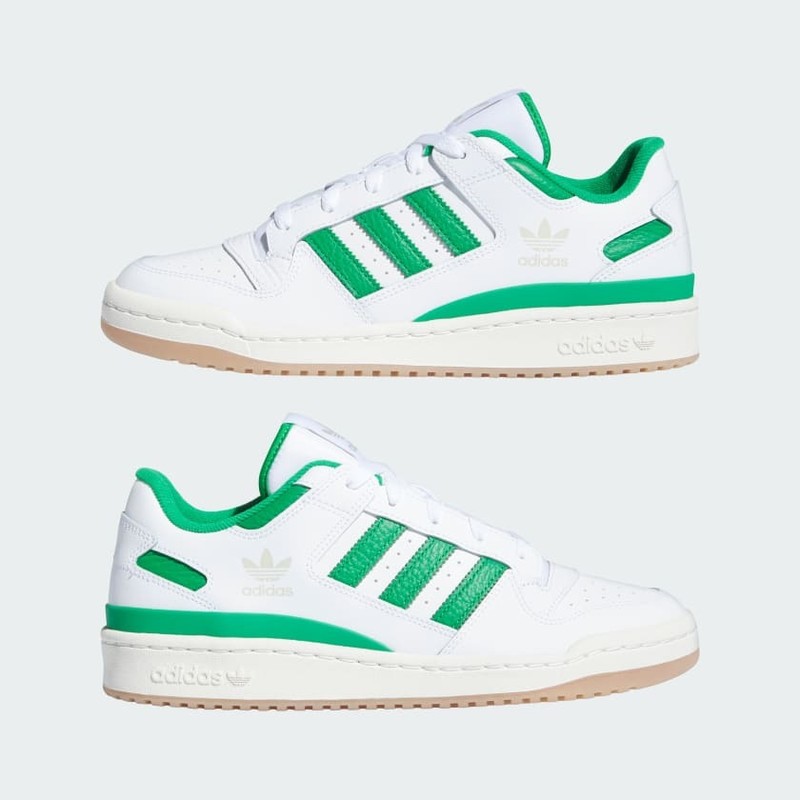 adidas Forum Low CL "White/Green" | IH7820