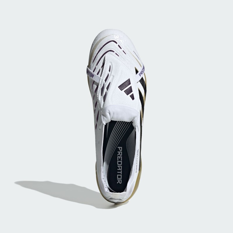 adidas Predator Elite Fold-Over Tongue SG "White/Gold" | JR4529