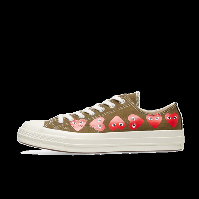 Comme des garcons play deals x converse pro leather low