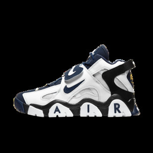 Nike Air Barrage Mid (White / Midnight Navy - Black - Laser Orange) | AT7847-101