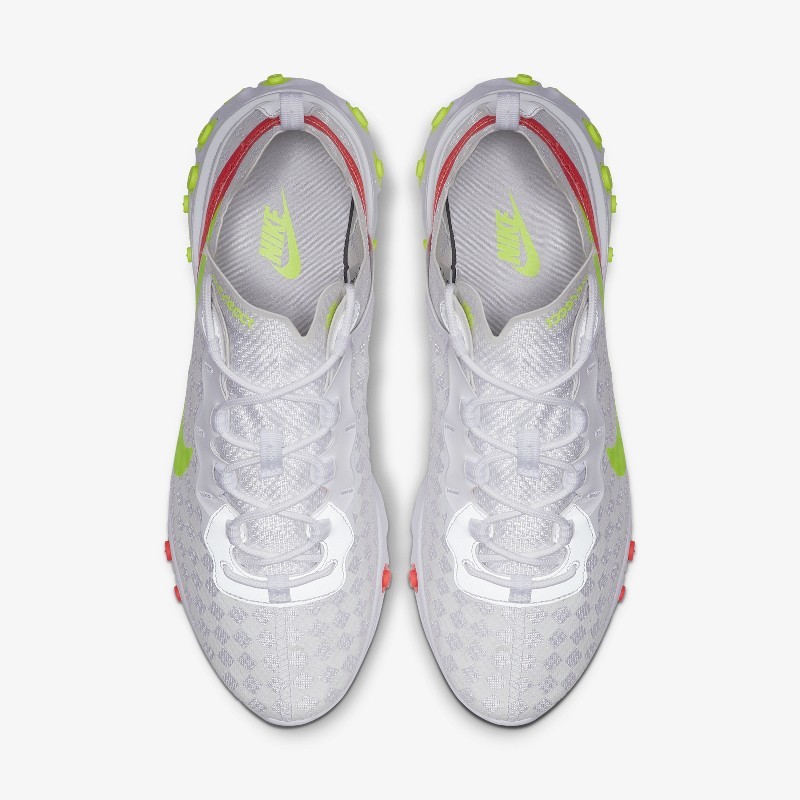 Nike React Element 55 White Volt | CJ0782-100