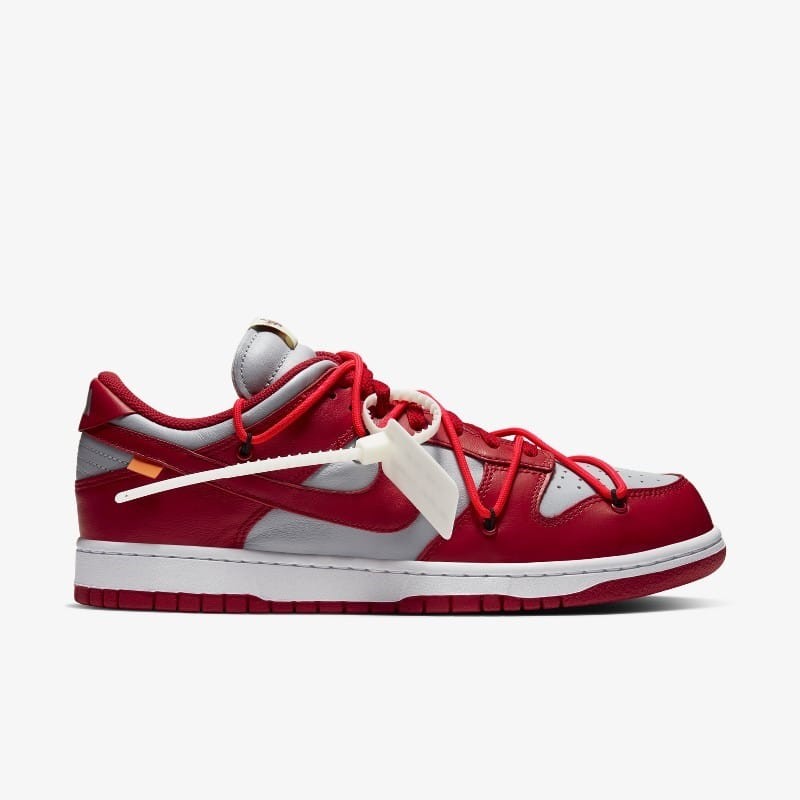 Off-White x Nike Dunk Low University Red | CT0856-600