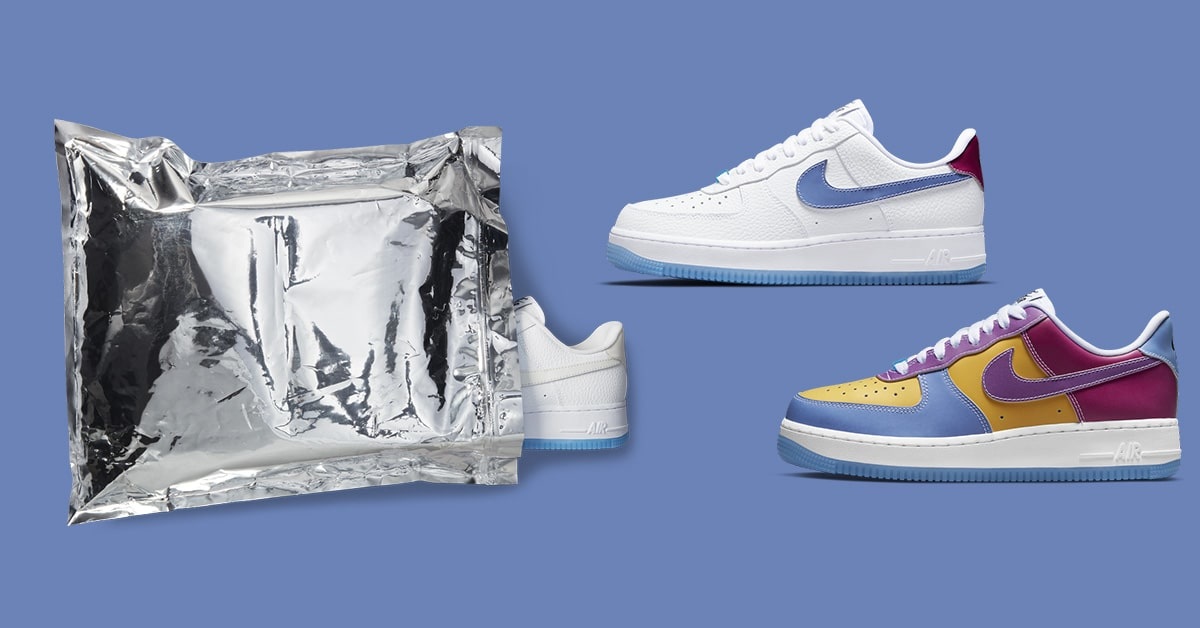 Diese zwei Nike Air Force 1 Low verändern ihre Farbe bei Wärme und Kälte