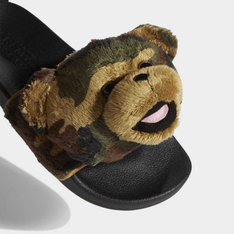 Jeremy Scott x Teddy Adilette Black | H02882