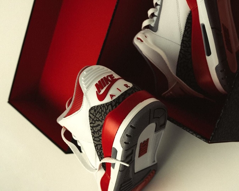 Jordan Brand plant ein Comeback des Air Jordan 3 „Fire Red“ mit Nike Air-Logo
