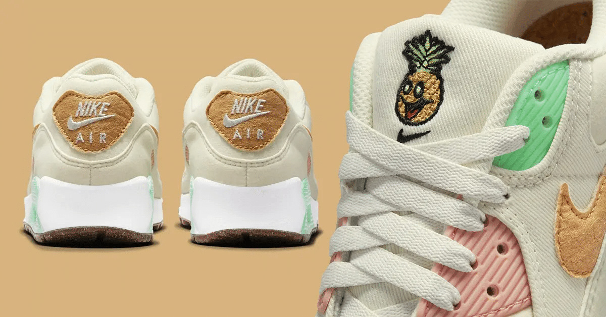 Nike Air Max 90 with "Happy Pineapple" Motif