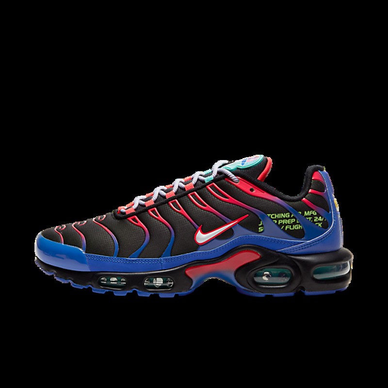 Air max plus shop black/white/laser crimson/hyper royal