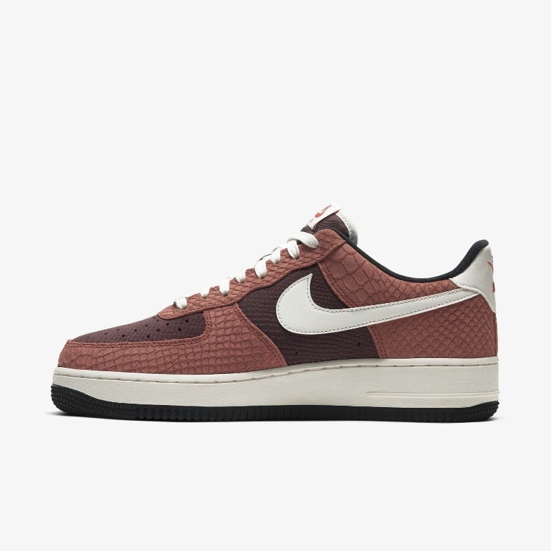 Nike Air Force 1 Premium Snakeskin Red Bark | CV5567-200