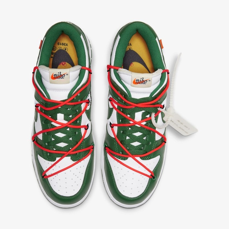 Off-White x Nike Dunk Low Pine Green | CT0856-100