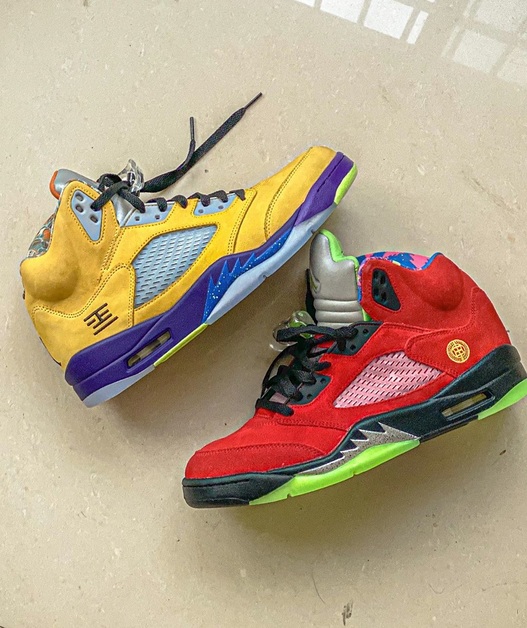 Der Air Jordan 5 „What The“ knallt so richtig