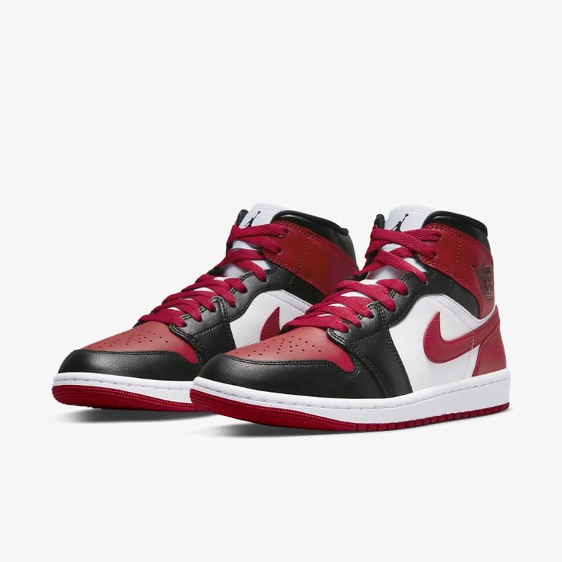 Air Jordan 1 Mid "Bred Toe" | BQ6472-079