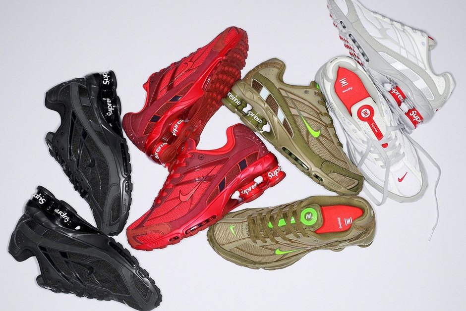 Three More Sneakers from Nike and Supreme Planned