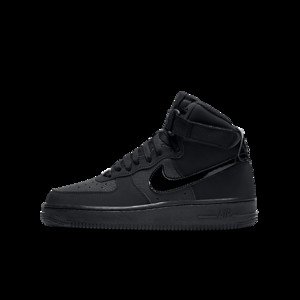 Nike Air Force 1 High Triple Black (GS) | 653998-001