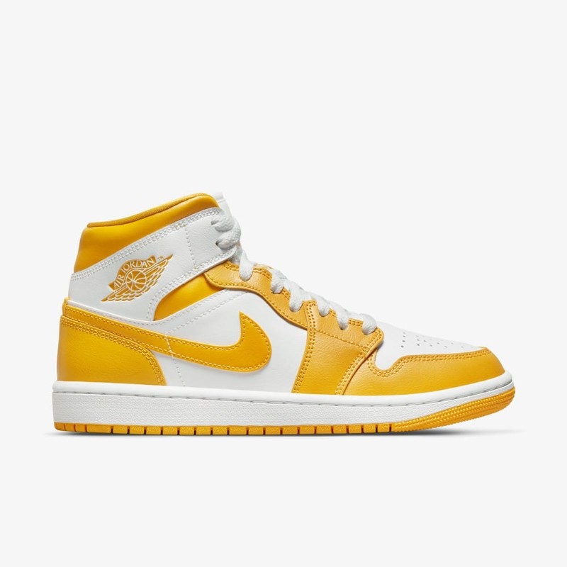 Air Jordan 1 Mid White/Yellow | BQ6472-117