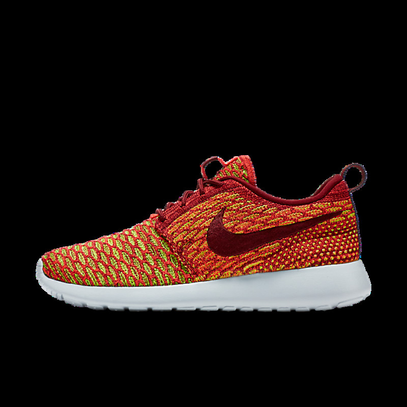 Nike Roshe One Flyknit Team Red Bright Crimson Volt (W) | 704927-600