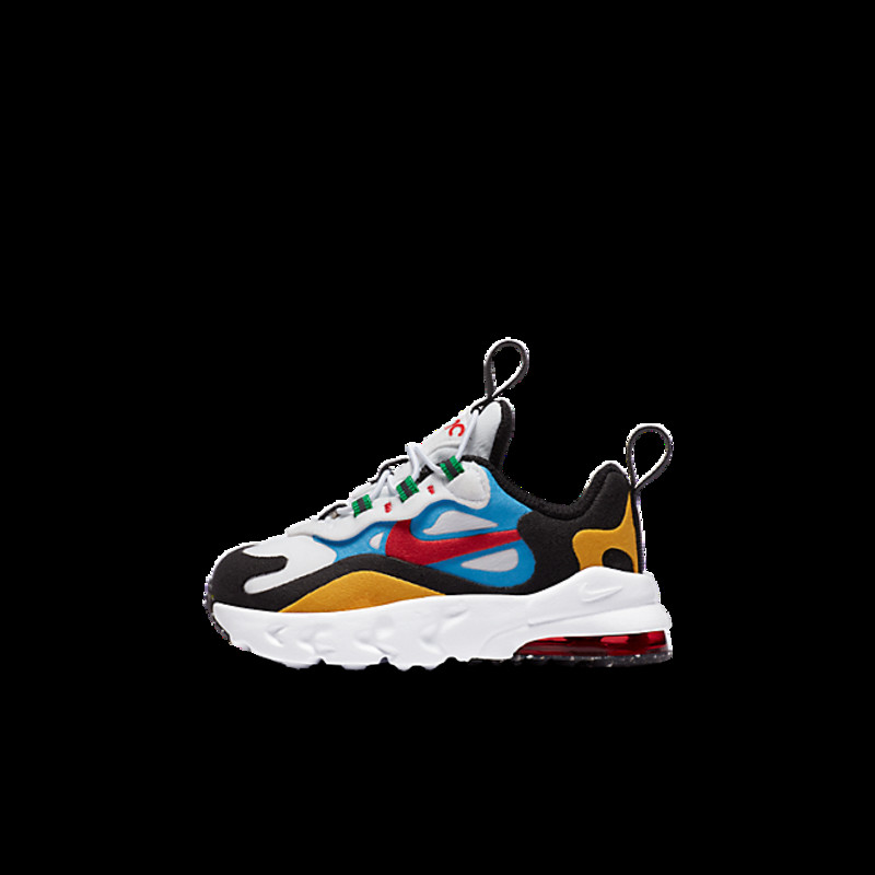 Baby Nike Air Max 270 React BT Multi Color White White University