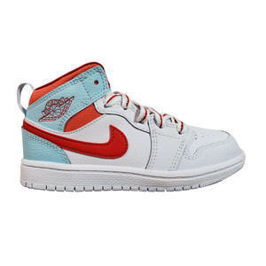 Air Jordan 1 Mid PS 'Topaz Mist' White/Topaz Mist/Ember Glow/University Red Basketball | 640737-104