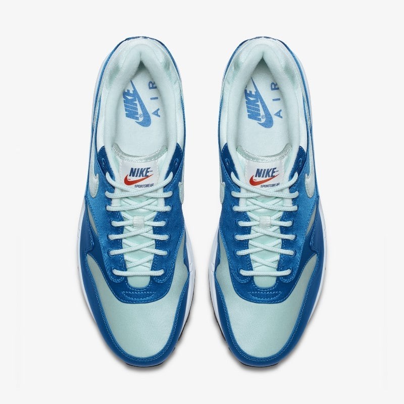 Nike Air Max 1 Satin Blue/Mint | AO1021-400