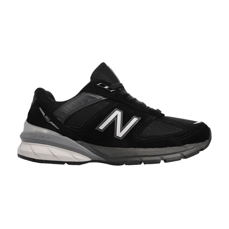 New Balance Wmns 990v5 Made In USA Wide 'Black Grey' | W990BK5-D