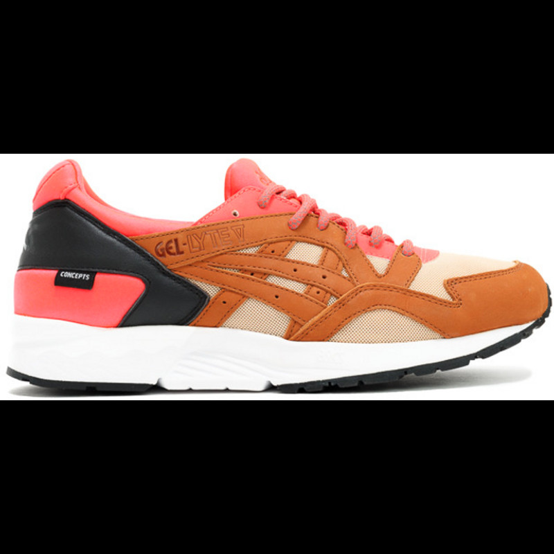 Asics gel lyte v coral outlet black