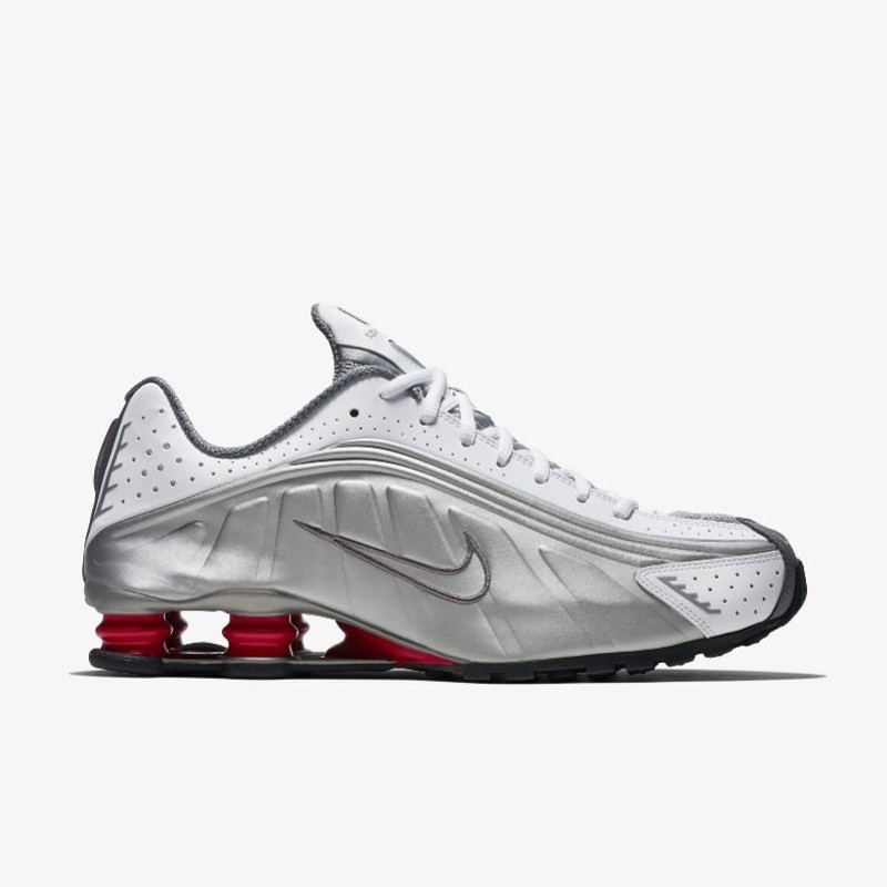 Nike Shox R4 White Silver | BV1111-100