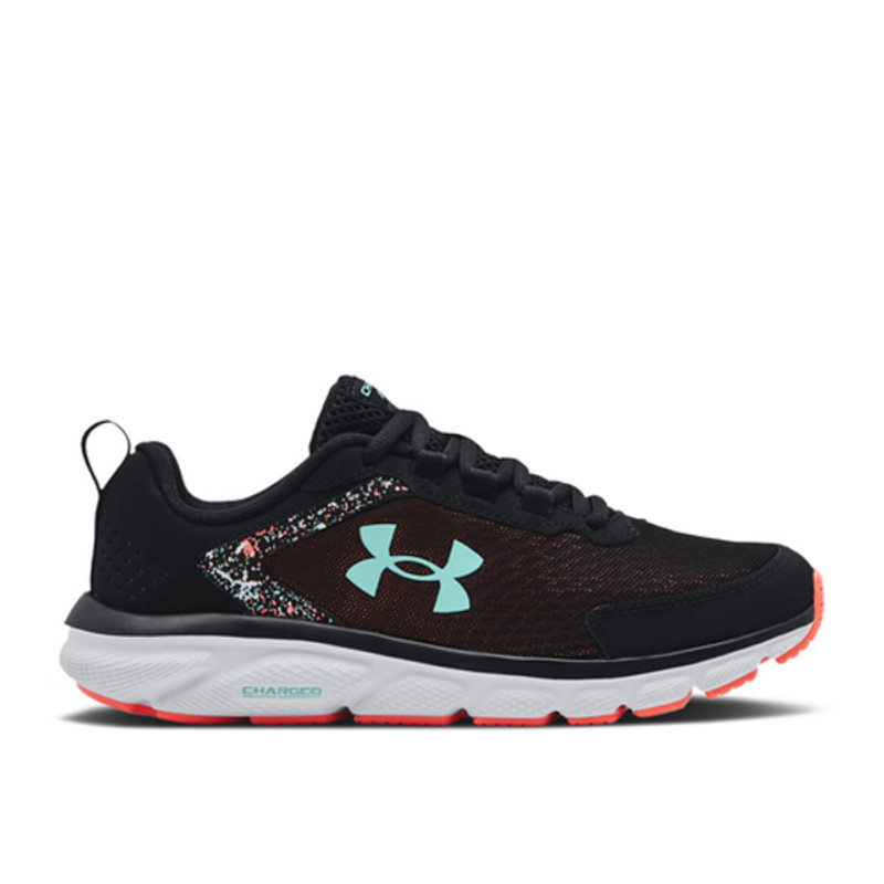 Under Armour Wmns Charged Assert 9 'Paint Splatter - Black Tile Blue'