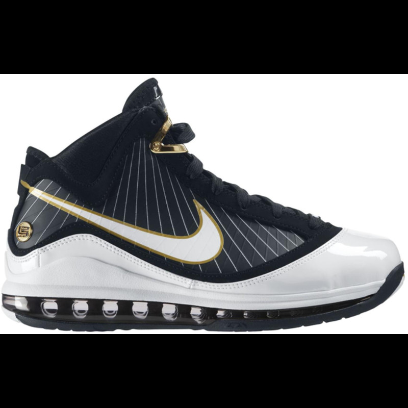 Lebron 7 white and gold sale