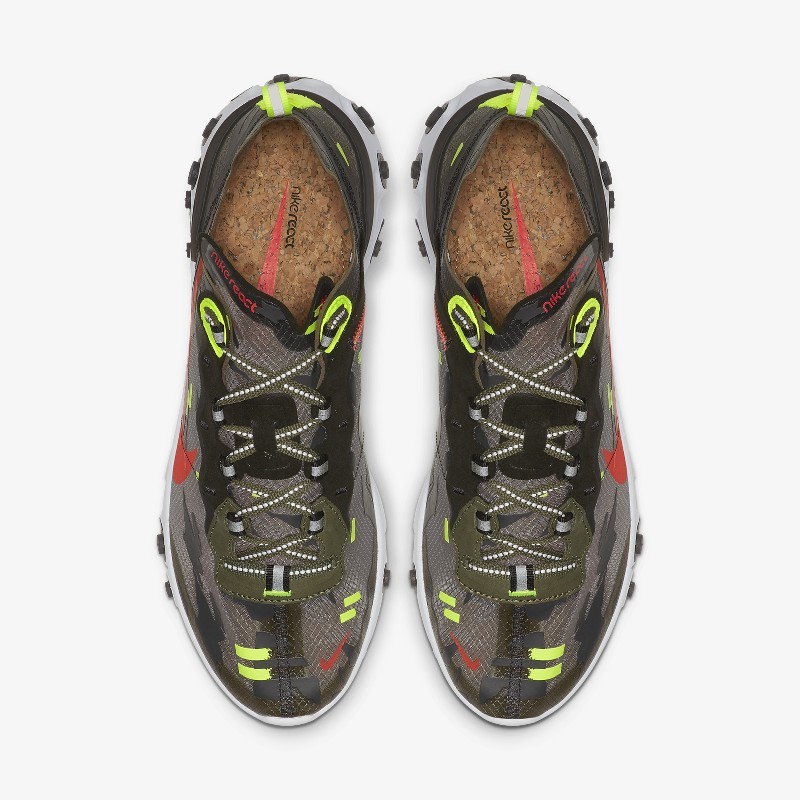 Nike React Element 87 Olive Camo | CJ4988-200
