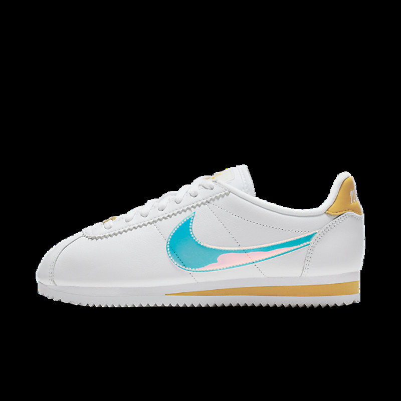 Cortez womens white and clearance gold