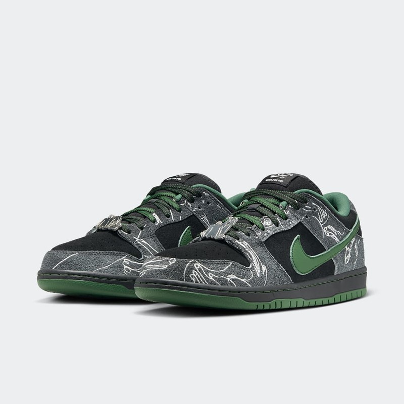 There Skateboards x Nike SB Dunk Low "Gorge Green" | HF7743-001