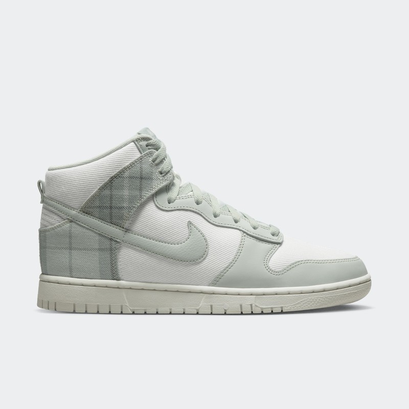 Nike Dunk High "Plaid Green" | DV0826-100