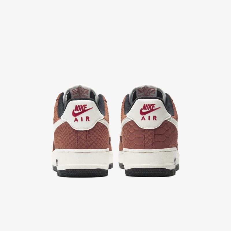 Nike Air Force 1 Premium Snakeskin Red Bark | CV5567-200