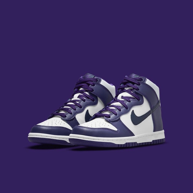 So sieht der neue Nike Dunk High „Court Purple“ aus