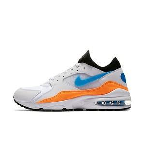 Nike Air Max 93 White Blue Nebula Total Orange | 306551-104