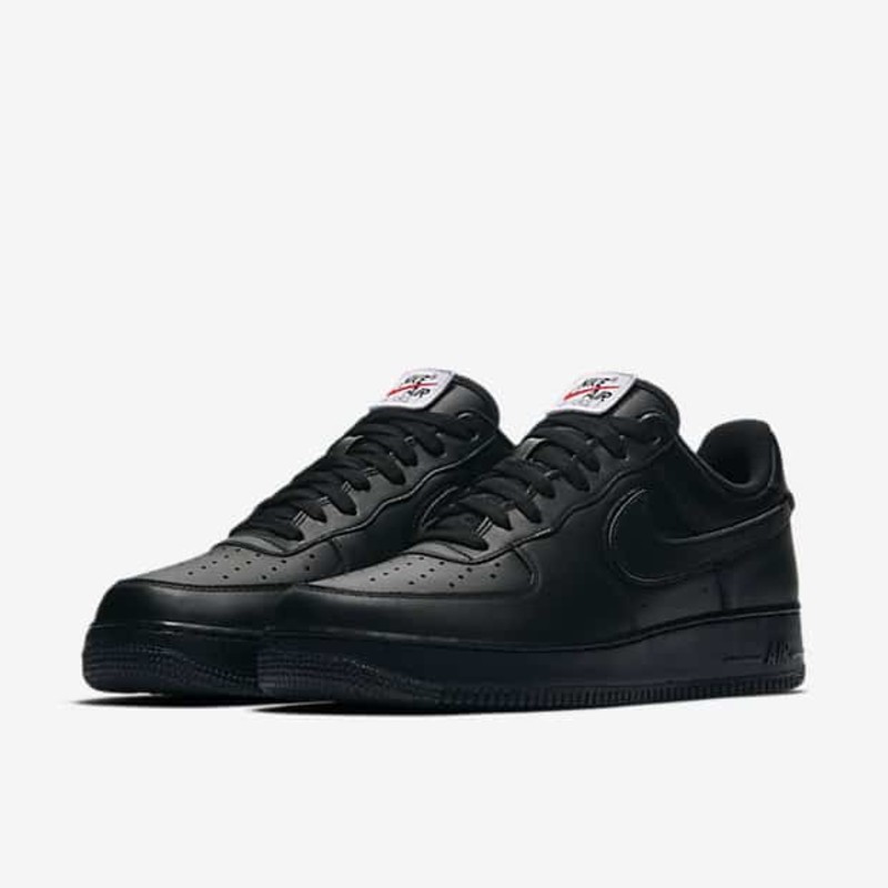 Nike Air Force 1 Swoosh Pack Triple Black | AH8462-002