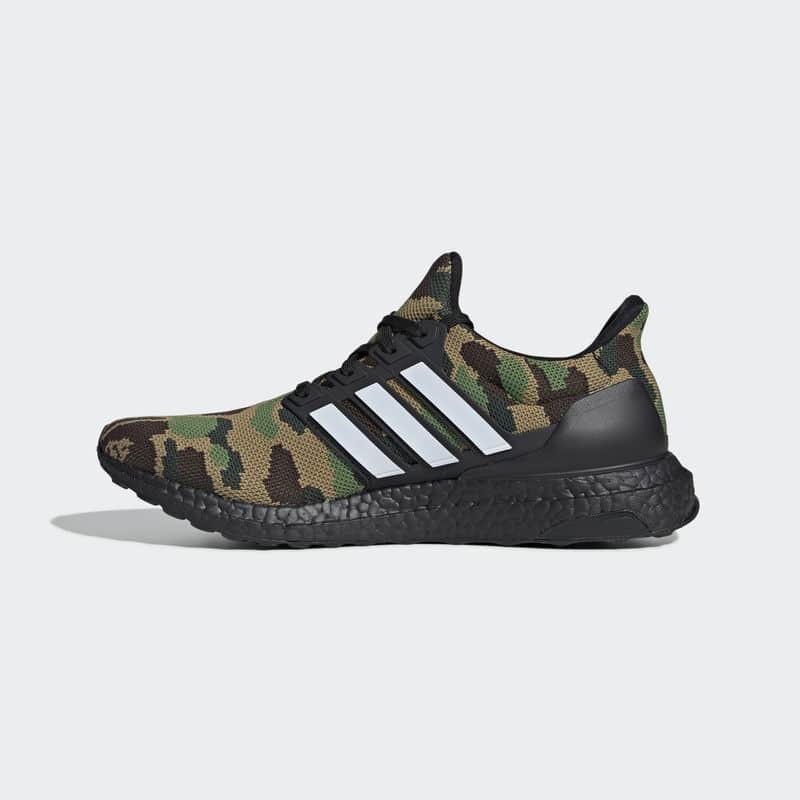 BAPE x adidas Ultra Boost American Football Green Camo | F35097