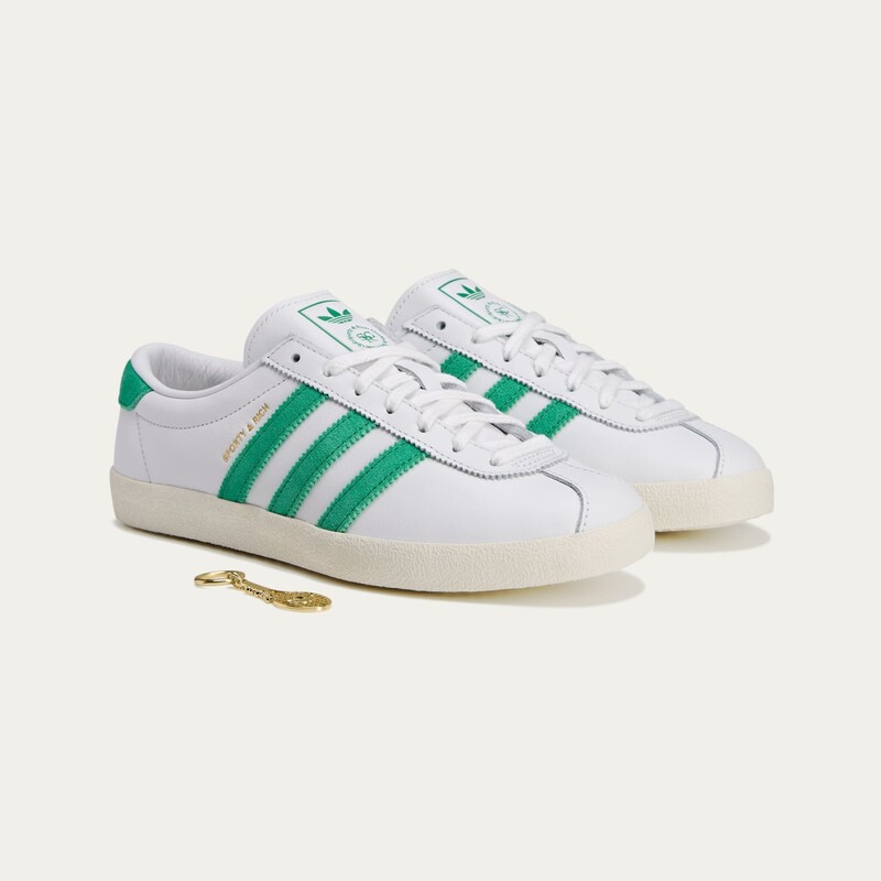 Sporty & Rich x adidas Blanc "White Court Green" | JP7552