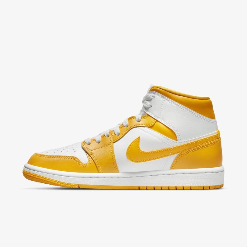 Air Jordan 1 Mid White/Yellow | BQ6472-117