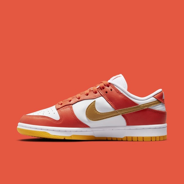 Der Nike Dunk Low "Golden Orange" bringt Farbe in den Herbst