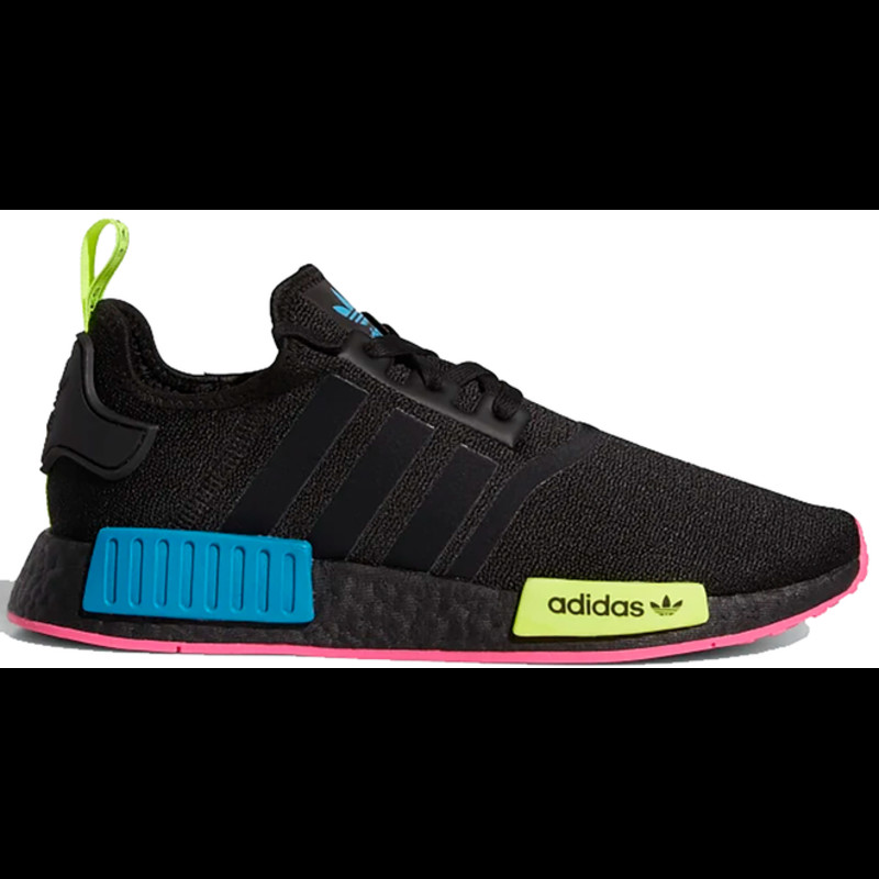 Nmd r1 core black bold aqua hot sale solar yellow