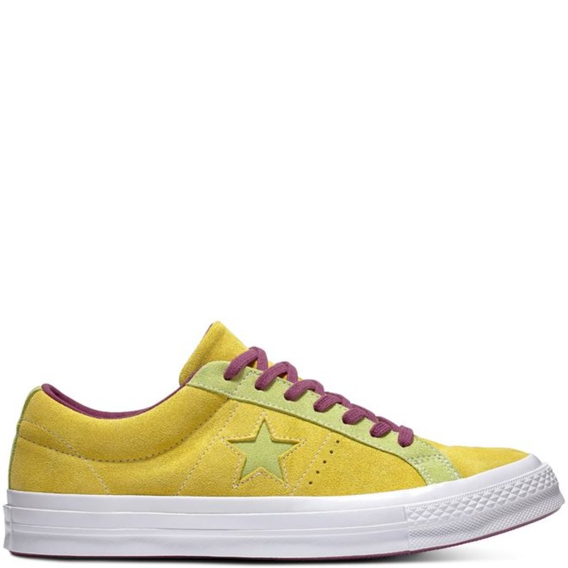 One star carnival discount suede low top