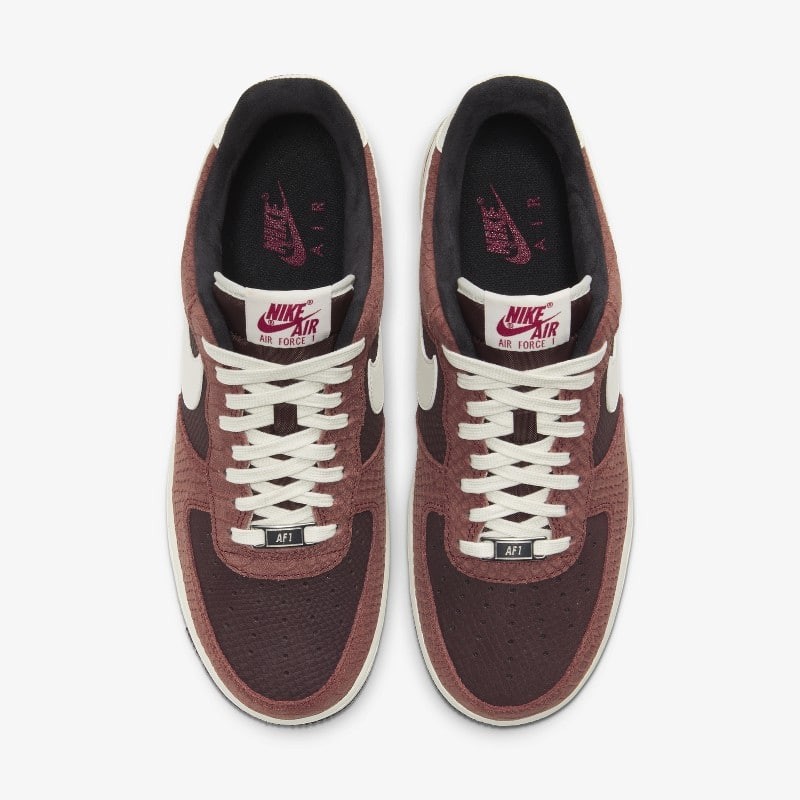 Nike Air Force 1 Premium Snakeskin Red Bark | CV5567-200