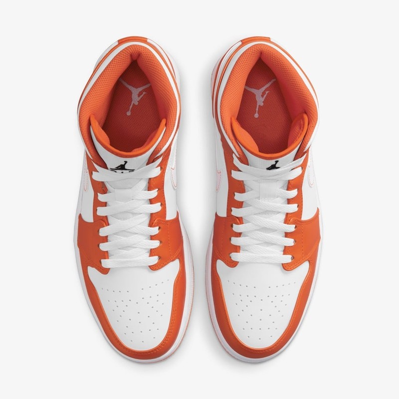 Air Jordan 1 Mid White Orange | DM3531-800