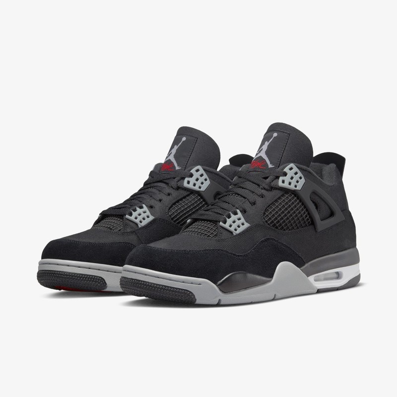 Air Jordan 4 Black Canvas | DH7138-006