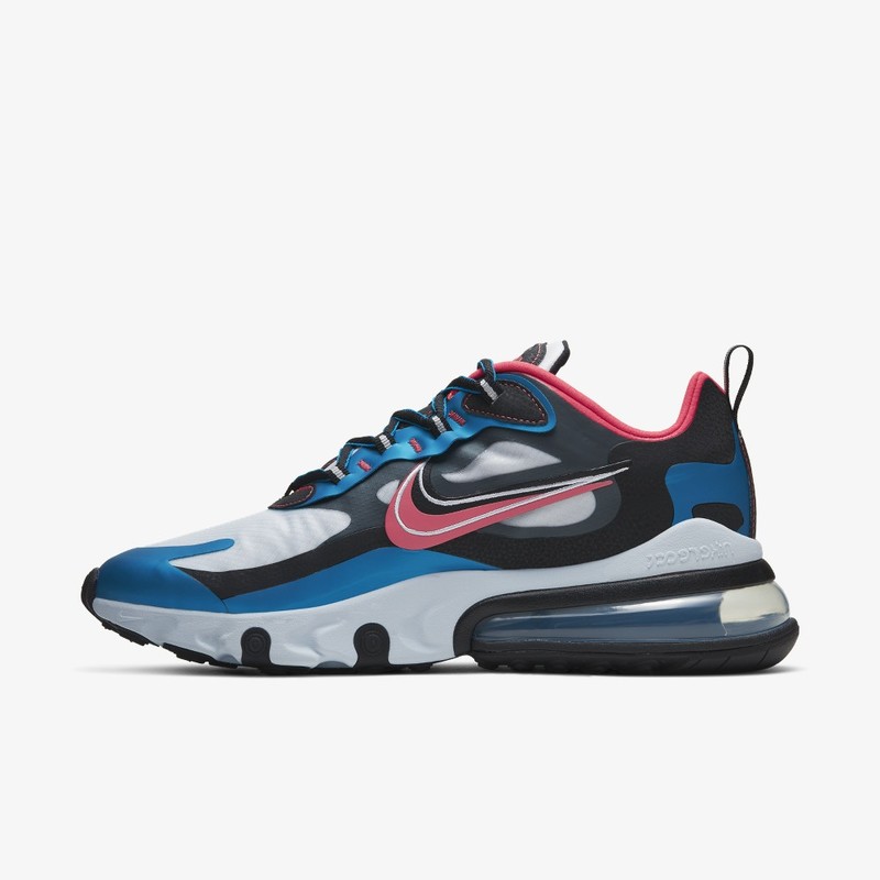 Nike Air Max 270 React Script Swoosh Pack Blue | CT1616-400