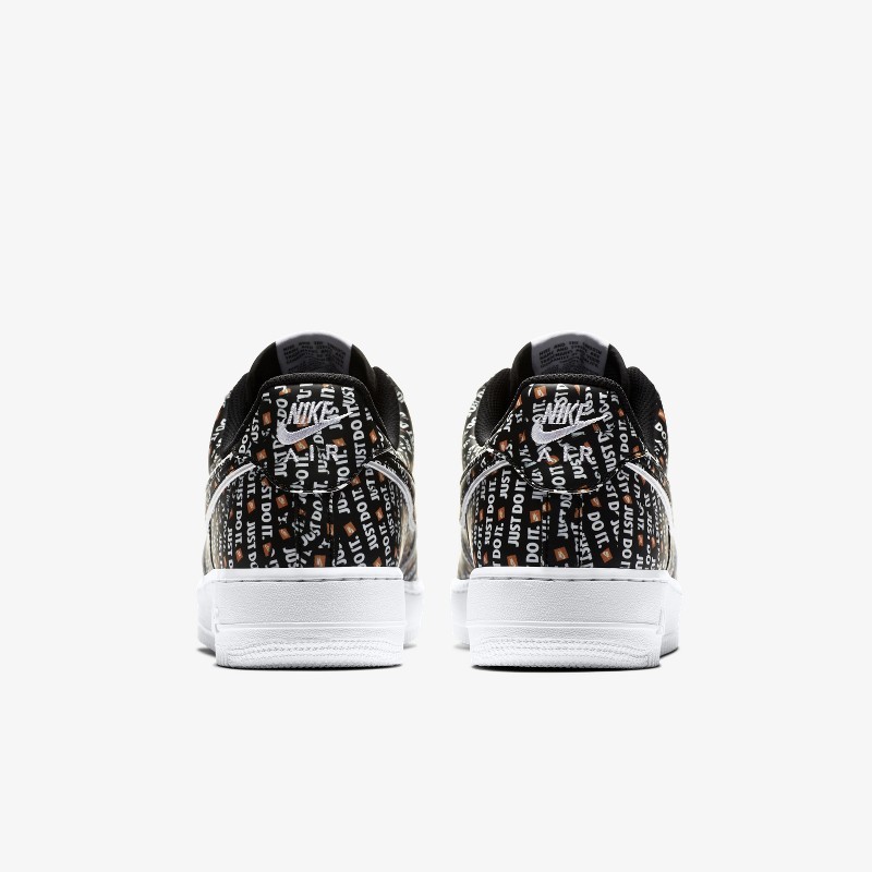 Nike Air Force 1 Low Just Do It AOP Black | AO6296-001